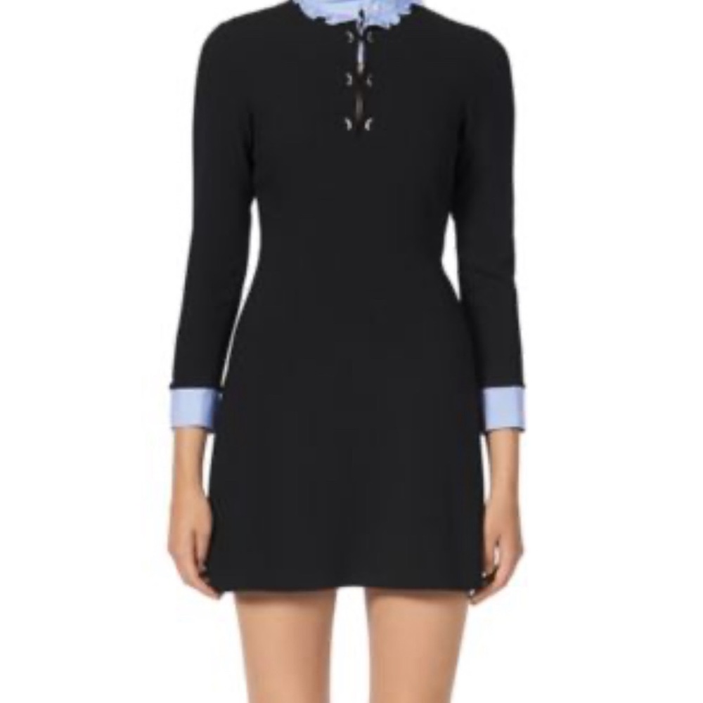 Like New! Sandro Delna Mixed-Media Dress.